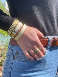 Bracelet Infiniment réalisé avec un foulard Hermès