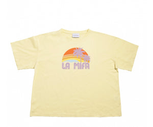 Tee shirt La Mifa femme jaune