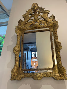 Miroir ancien doré